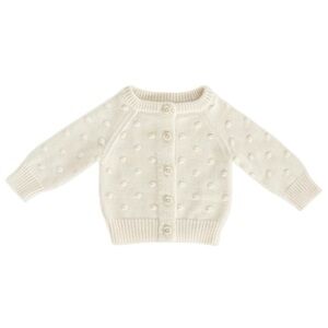 Jamie Kay Dotty Cardigan in “Fairy Dust” (3-6M)